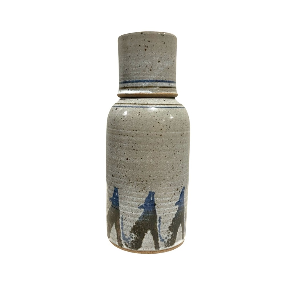 Ceramic Coyote Thermos